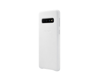 Etui Leather Cover do Samsung Galaxy S10 białe - 478363 - zdjęcie 4